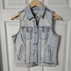Women's Maurice's Denim Vest Sz S